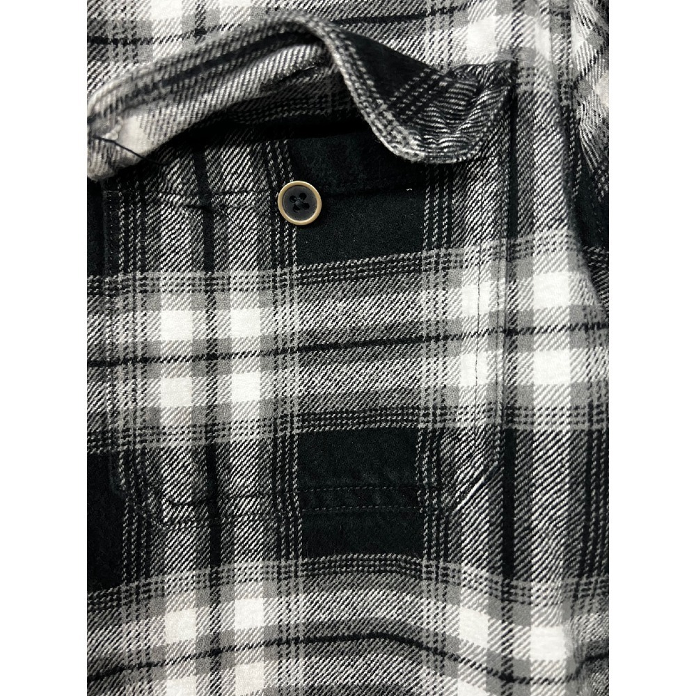 Jachs Monochrome Plaid Button Down Shirt - Picture 7 of 8